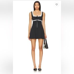 Majorelle Carolyn Mini Dress in Black Size XS